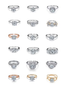 女性用ヴィンテージ5CTダイヤモンドリング18Kゴールドラボ成長 & 天然ダイヤモンドエメラルド/ヘビ/サーペンタイン-婚約/ウェディングバンド - Product Image 6