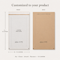 Bolsa de Embalaje de Ropa de Papel Kraft Glassine con Logotipo Personalizado, Proveedor de Soluciones de Embalaje de Ropa Personalizadas, para Equipos de Abastecimiento de Ropa