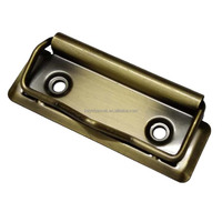 Cepillo de chapado colgante de buena calidad, latón antiguo, bronce, 70mm, carpeta de archivos, Clip de Metal para portapapeles para menús de tablero de madera