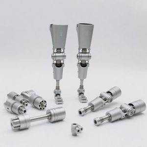 Personnalisé Haute Précision Usinage CNC Aluminium Acier Inoxydable Prothèse Jambe Adaptateur Double Récepteur Fabricant Chine Usine - Product Image 1