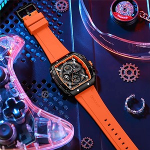Reloj Deportivo de Cuarzo de Lujo para Hombre, a la Moda, Resistente al Agua, con Correa de Acero Inoxidable, Caja de Aleación, Marca Ronda, Envío Directo - Product Image 2