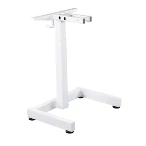 Standing Mobile Laptop Computer Desk Height Adjustable Rolling Computer Cart Desk Mobile Podium Portable Sit to Stand Lectern