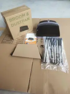 New Release 2023 Cleaning Dustpan And Brush Commercial Outdoor Large Size Brooms Dustpans Combo Upgrade Broom And Dustpan Set