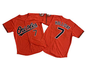 Venta al por Mayor 2025, Ropa de Béisbol Personalizada de Alta Calidad para Hombre, Equipos de los Orioles # 7 # Camiseta Deportiva Bordada de Béisbol 35 - Product Image 2