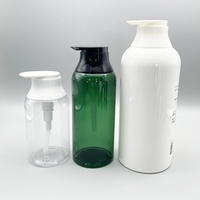 Emballage OEM 2025 de luxe en PET, flacon pompe 300 ml, plastique, pour nettoyant visage, gel douche, shampoing, lotion, crème, type scellé