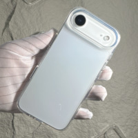 Coque personnalisable transparente anti-jaunissement antichoc en TPU PC acrylique pour iPhone 17 Pro Max et iPhone 17 Air