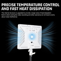 ZSYB MK-800 Portable 2700-9900k prise de vue vidéo professionnelle en direct doux LED vidéo écran plat lumière