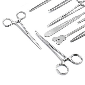 Kit d'instruments chirurgicaux de base réutilisables et écologiques pour la chirurgie générale, instruments chirurgicaux en acier inoxydable, ensembles de pansements, outils - Product Image 2