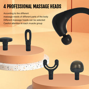 Handheld tragbare Körper Deep Tissue Curved Griffe Rücken massage pistole mit 4 Massage köpfen Einstellbare Intensität Massage hammer - Product Image 5