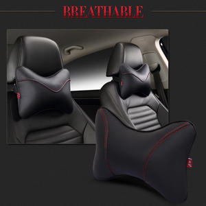Coussin de nuque pour appuie-tête de voiture, coussin de siège universel toutes saisons pour intérieur de voiture, coussin cervical pour voiture, coussin de voiture en cuir PU Denny - Product Image 2