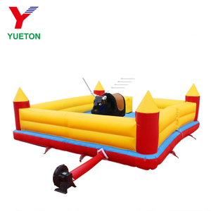 <span class=keywords><strong>Toro</strong></span> Mecánico Inflable Comercial, Máquina de Juego de Rodeo Mecánico, Juegos Inflables - Product Image 3