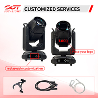 Projecteur laser à tête mobile 260W étanche IP65 pour extérieur, idéal pour les clubs, concerts et spectacles de groupes