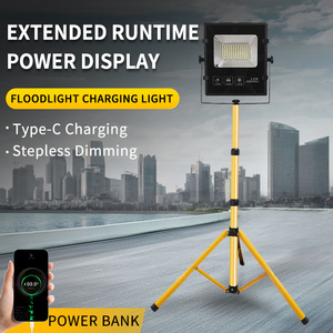 Luce da Lavoro <span class=keywords><strong>LED</strong></span> Ultra-Luminosa Ricaricabile Solare, Faro Portatile per Cantieri, Campeggio, Interruzioni di Corrente - Product Image 2