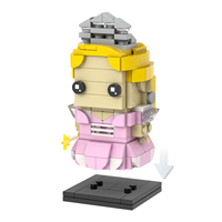 Kits de Ladrillos MOC Creatividad Cinematográfica Glinda, Contenedor de Ladrillos DIY, Juguetes de Construcción para Niños MOC7767