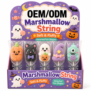 Palomitas de Algodón con Forma de Fantasma y Calabaza para Halloween, Dulces al por Mayor, Certificación Halal, Ideales para Regalos Festivos - Product Image 2