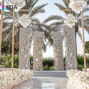 LEDA Offre Spéciale Superbe toile de fond en forme d'arche de mariage, décor robuste idéal pour la fête de mariage - Product Image 1