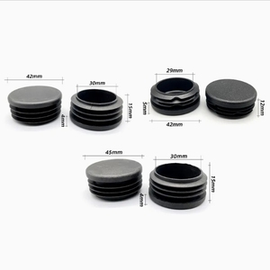 Bon marché Couvercle de panneau à pression en plastique rond Bouchons de tuyau d'obturation Bouchon d'extrémité de <span class=keywords><strong>tube</strong></span> Bouchon de trou - Product Image 2