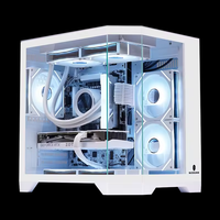 Gabinete de PC para Juegos Ancreu Dreamer Mini Mid-Tower, Compatible con Micro ATX / ITX, Cristal Templado, para Computadora de Escritorio