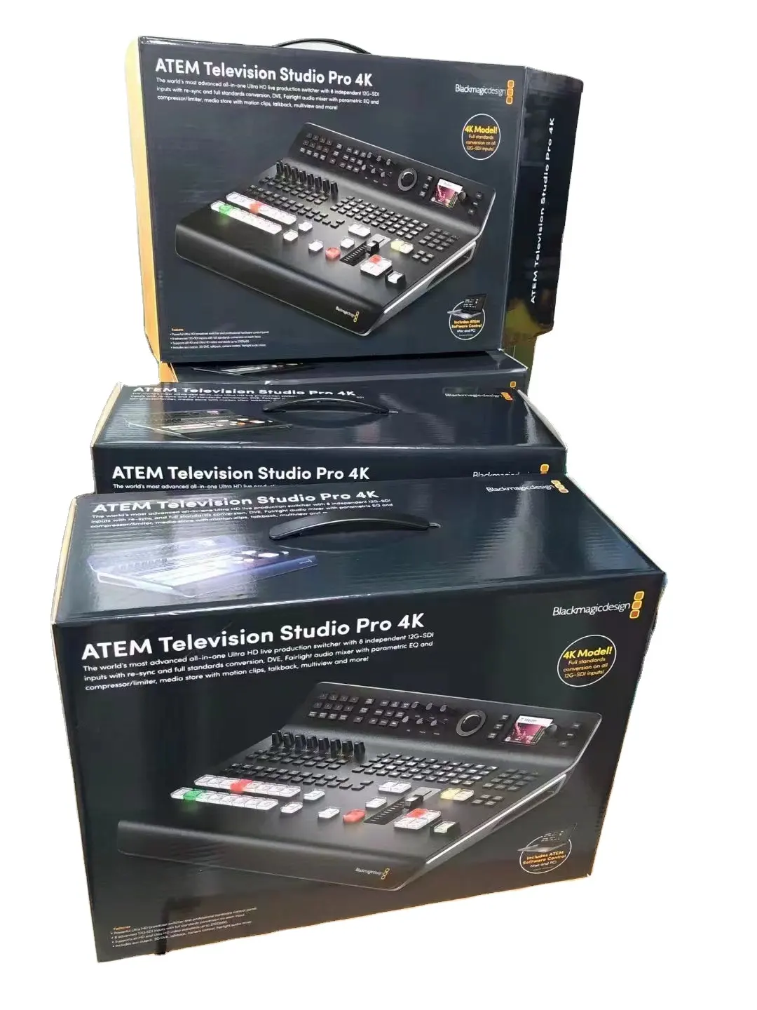 Vente en gros de commutateur de flux en direct de bonne qualité Blackmagic ATEM tv studio switcher pro 4k