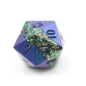 Dadu logam terukir set dadu kustom dadu perangkat keras D & D tulang setan - Product Image 4