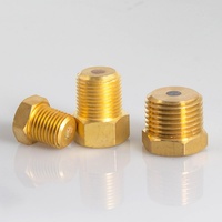 Bouchon mâle fusible en laiton, raccord à douille de haute qualité antidéflagrant "1/4" 3/8 "1/2"