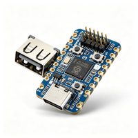 HT Waveshare RP2350 Papan Pengembangan Mini Raspberry Pi RP2350 Dual Core Dual Architecture MCU Antarmuka Host USB Tipe A Untuk Emb