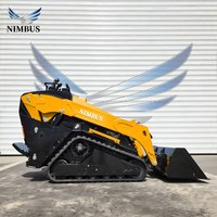 Chargeuse compacte NIMBUS à structure robuste, excellent rapport qualité-prix, qualité fiable, commande par pilotage