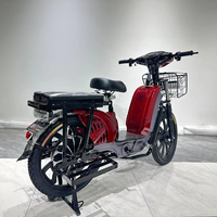 Sepeda Listrik/Motor Listrik Kota 500W 48V dengan Hub Roda Belakang, Baterai Isi Ulang Berkualitas Tinggi 15AH, 21 Speed, Kecepatan Maksimum 30-50Km/jam