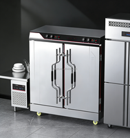 Autocuiseur Électrique Commercial Yuqi en Acier Inoxydable 304, 12kW-36kW, 24/48 Plateaux, 380V, Circulation Automatique de la Vapeur pour Cantine