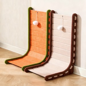 Ventes d'usine, griffoir pour chat, installation en coin, facile à installer, en feutre avec boule de jeu suspendue pour chatons - Product Image 4