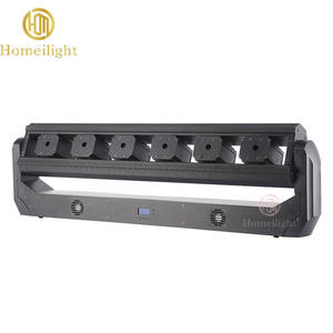 Offre Spéciale 6 têtes yeux lumière Laser DMX rvb couleur tête stroboscopique éclairage LED Disco fête Laser scène LED lumières - Product Image 2