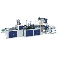 Máquina Automática para Fabricación de Bolsas de Camiseta GBD-E1000 de Cuatro Canales con Sellado en Caliente y Corte en Frío