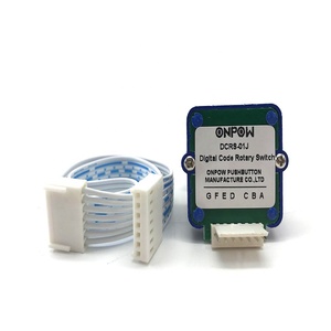 Commutateur rotatif numérique à code binaire HT366 DCRS-01J avec bouton en plastique pour contrôle industriel - Product Image 4