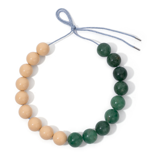 20mm ジェムストーンビーズ ダウンタウンネックレス ラウンドビッグビーズ チョーカーネックレス レディース - Product Image 4