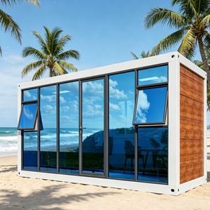 Maison conteneur modulaire à double aile pliable, structure détachable, pièces extensibles, logement mobile, bureau, campement, logement d'urgence 3D - Product Image 5