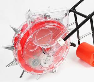 Semoir à maïs manuel à pousser avec profondeur et espacement réglables pour maïs et arachides - Product Image 1