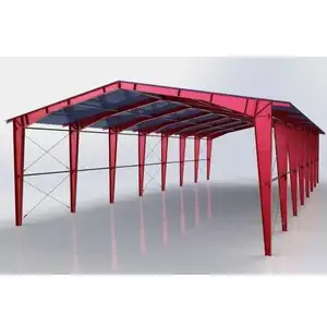 Prefabricated Steel Structure Warehouse Cheap Metal Shed Steel Building for Storage