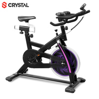 Vélo d'exercice de cardio-training pour salle de sport à domicile SJ-3369-3, prix du vélo de spinning Crystal à vendre