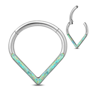 <span class=keywords><strong>Anneau</strong></span> de nez en zircon personnalisé en or 10K en forme de goutte, bijoux de <span class=keywords><strong>piercing</strong></span> corporel personnalisés européens, <span class=keywords><strong>anneau</strong></span> de cartilage d'<span class=keywords><strong>oreille</strong></span> en acier titane - Product Image 5