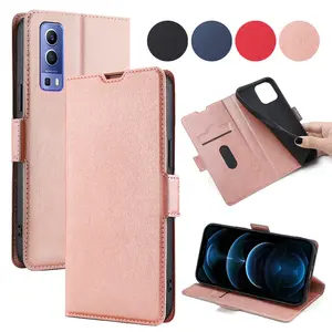 Stoß feste geschützte Leder brieftasche Handy hülle für VIVO S16 S15 S15E S10 S7 V25 V23E V21E V20 V19 Pro Telefon rückseite