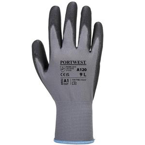 PORTWEST - A120G8RS Guante de Palma de poliuretano gris/Negro-GUANTES EAN 5036108312153 - Product Image 2