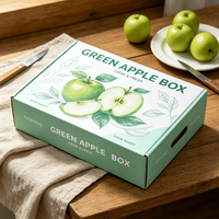 Boîte cadeau pliable personnalisée, emballage de boîte cadeau pour fruits, boîte d'emballage cadeau en papier