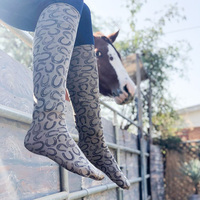 Chaussettes de sport personnalisées BiLu, hautes, respirantes, pour l'équitation et les activités de plein air, vente en gros, chaussettes confortables pour femmes