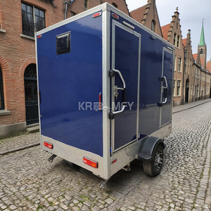Remolque de Baño Móvil con Tanque de Agua Limpia y Residual sobre Ruedas para Parque, 2025 - Product Image 3