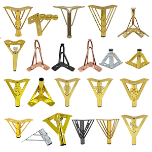 Thiết Kế Hiện Đại Vải Vàng Bàn Cà Phê Chân Phòng Khách Thay Thế Sắt Sofa Kim Loại Chân Cho Đồ Nội Thất Ghế Phụ Kiện Phần Cứng - Product Image 2