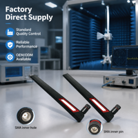 Dual Band WiFi Antenna 2.4G 5.8G 6dBi High Gain SMA-J External Omni for WiFi 6 6E Router Industrial IoT Gateway Node