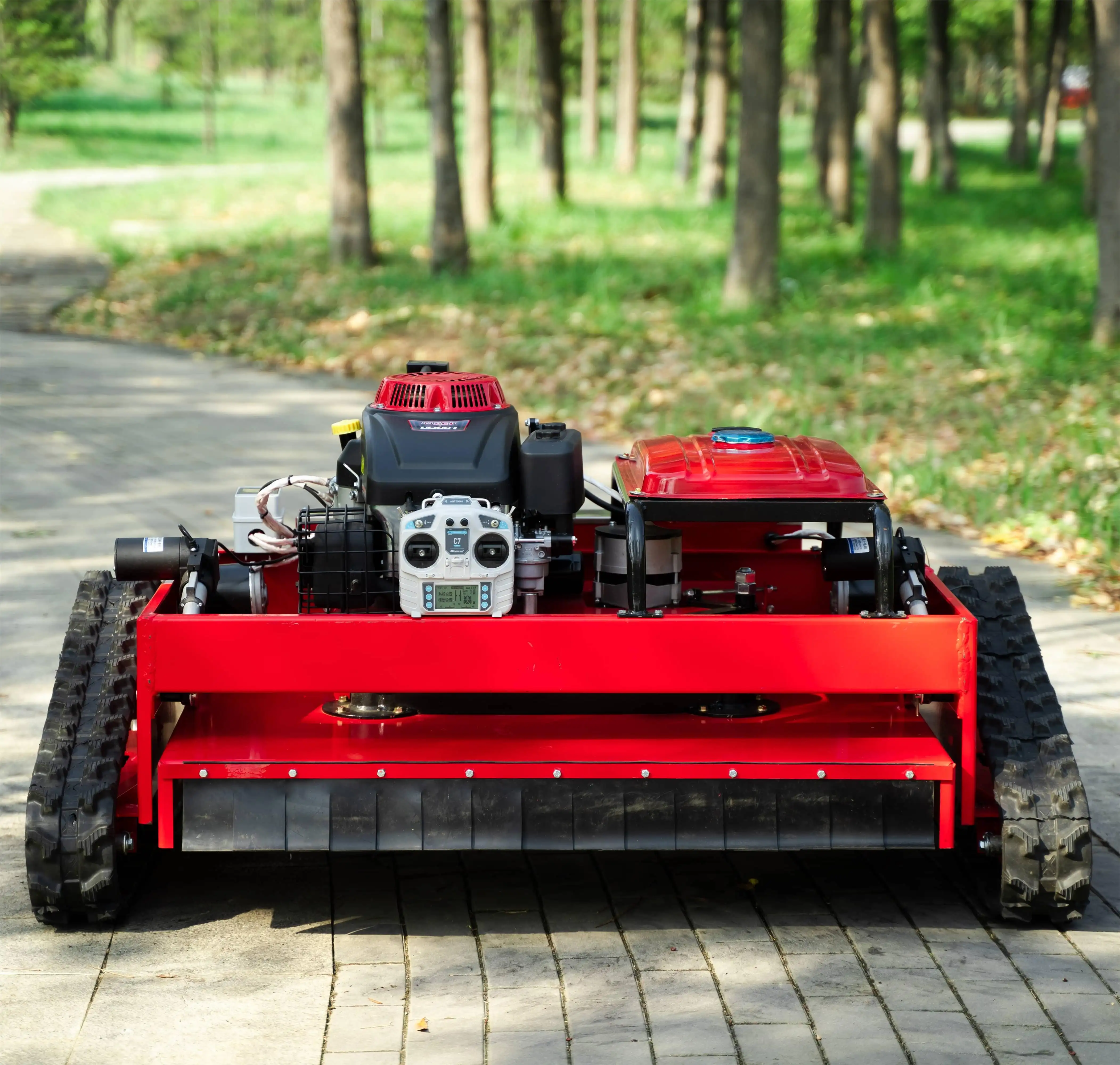 Usine de haute qualité prix le plus bas robot tondeuse à gazon tracteur tondeuse à gazon à cheval zéro tour tracteur tondeuse avec CE ISO