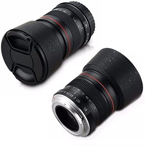 เลนส์เทเลโฟโต้ระยะกลาง 85 มม. F1.8 โฟกัสแบบแมนนวล สำหรับกล้องฟูลเฟรม Canon EOS Rebel T8i T7i T7 T6 T3i T2i 4000D 2000D 1300D 850 - Product Image 1