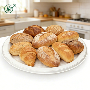 Nuovo Prodotto LR: Piatti Monouso in Plastica da 9 Pollici per Fast Food, Moderni Piatti Rotondi in PP5 per Feste - Product Image 5