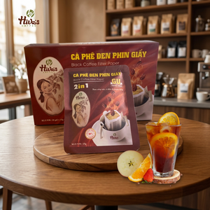 Papel Filtro para Café Negro Hiva, 15g por Paquete, Paquete de 10, Café Molido Premium para Goteo, Tueste Francés, Arábica, Robusta, Origen Vietnam - Product Image 2